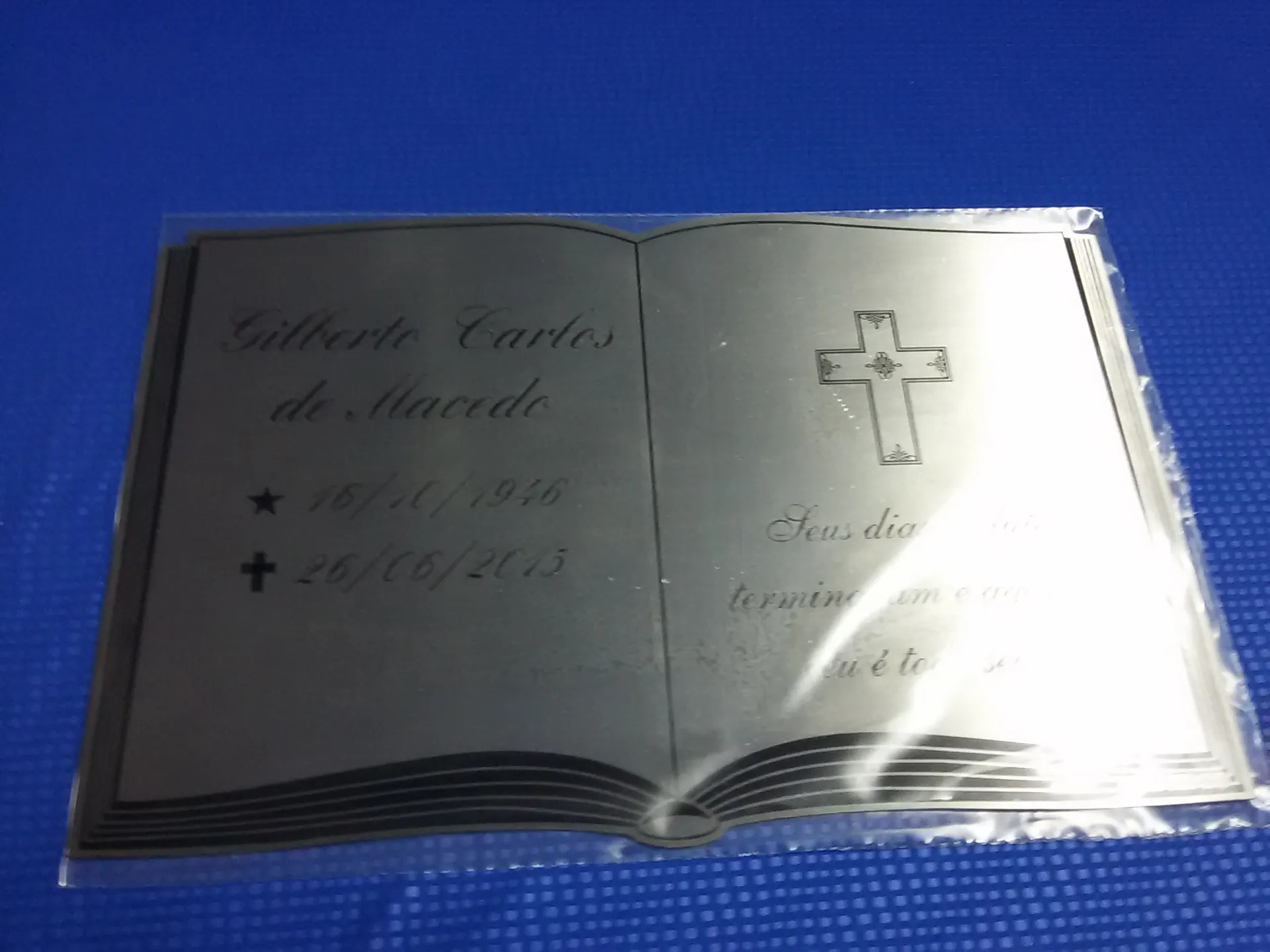 Conjunto de placas técnicas personalizadas